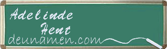 Adelinde Hent Visitenkarte
